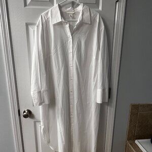 H&M Shirtdress in White